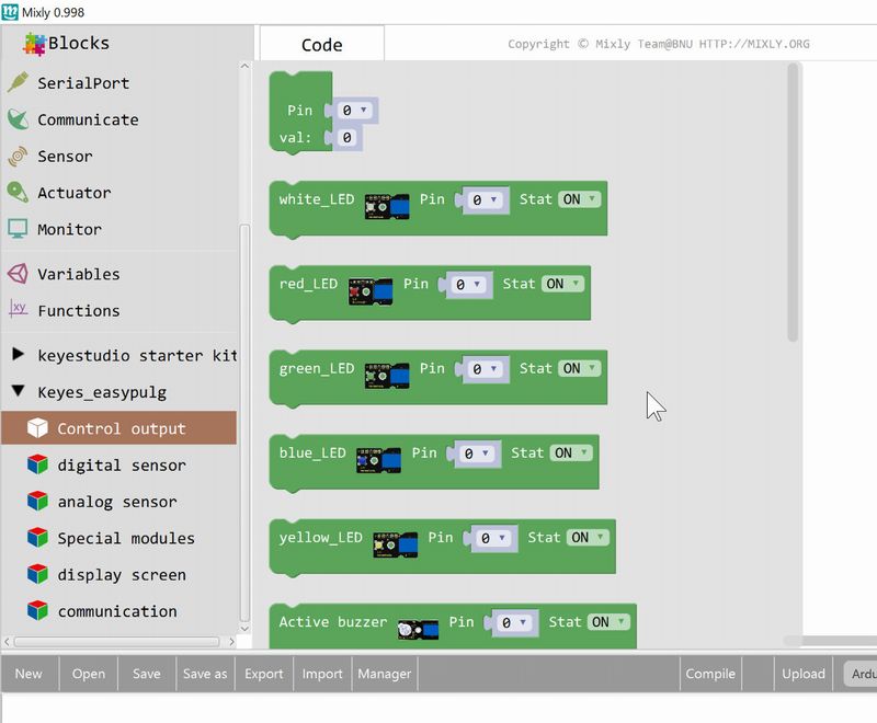 https://wiki.keyestudio.com/Ks0398_keyestudio_EASY_plug_Ultimate_Starter_Kit_for_Arduino_STEM_EDU